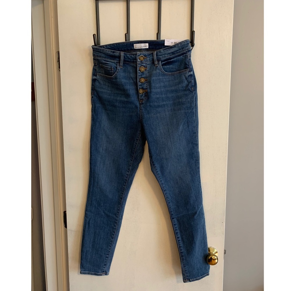 LOFT button fly jeans | size 30 | NWT